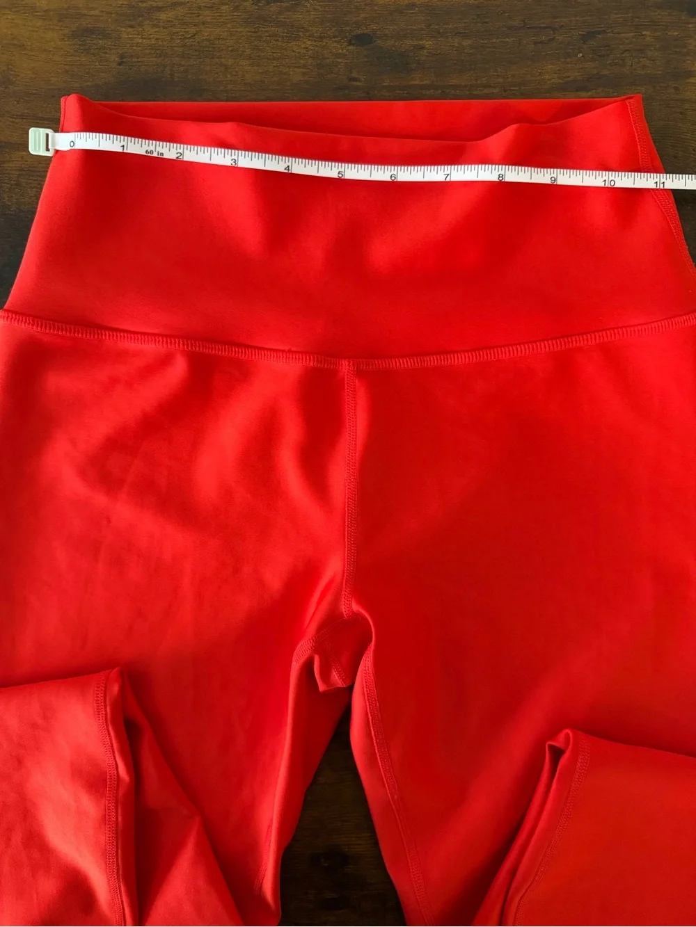 ALO Yoga 7/8 High-Waist Airlift Legging in Bright Red Small Limited Edition Colo